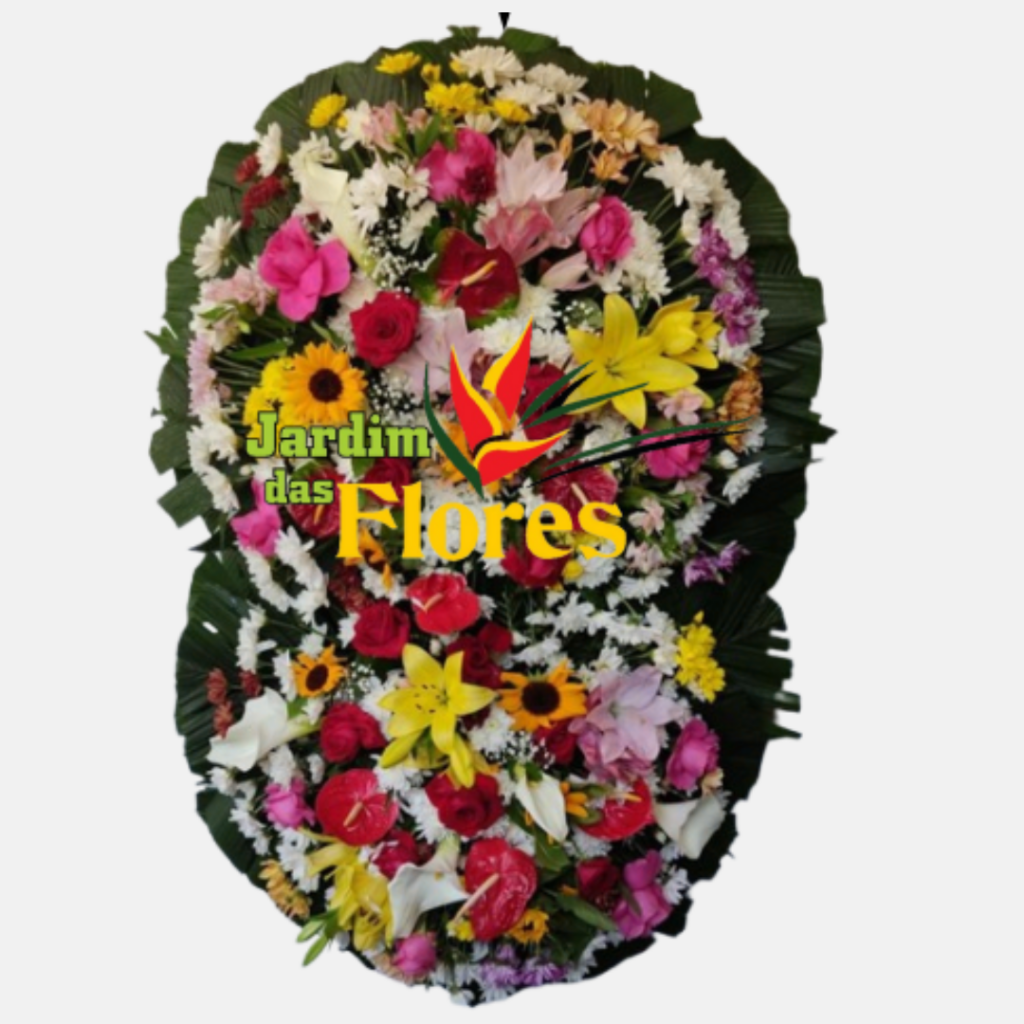 Coroa de flores para velório