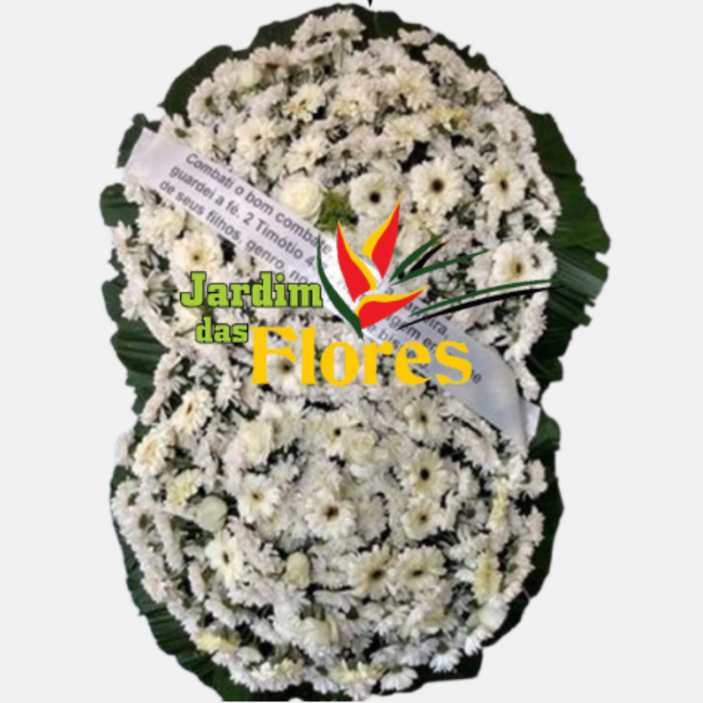 Coroa de flores para velório