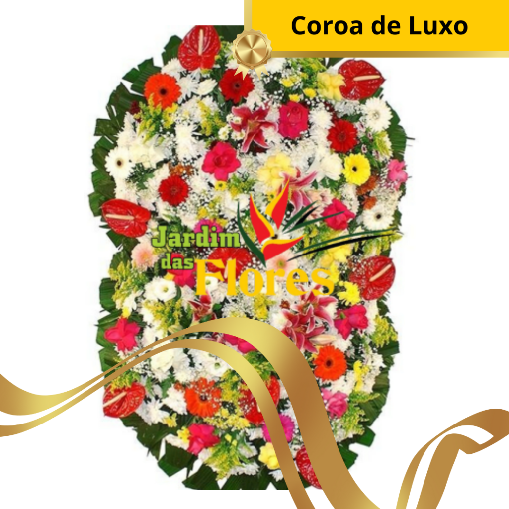 Coroa de flores para velório