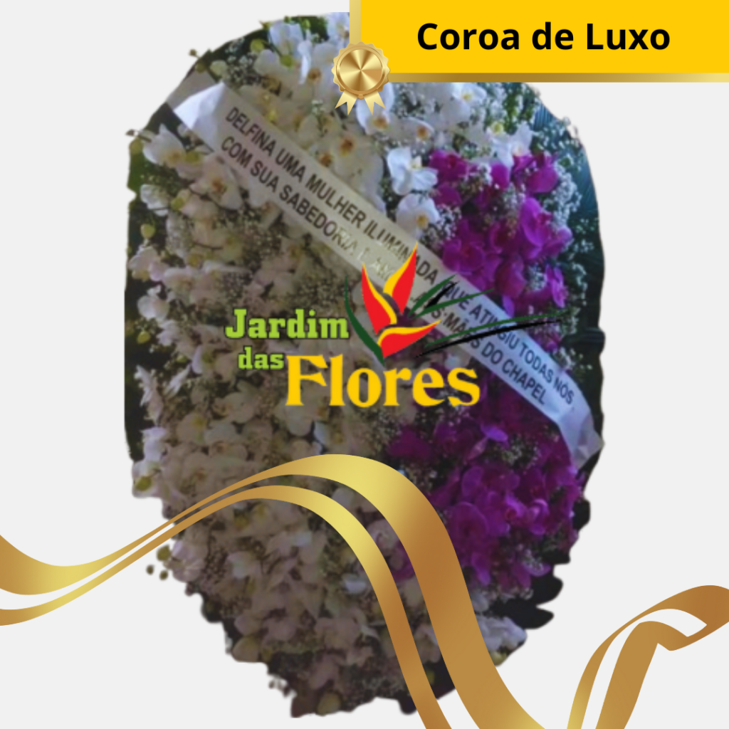 Coroa de flores para velório