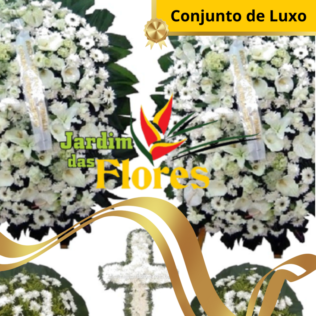 Coroa de flores para velório