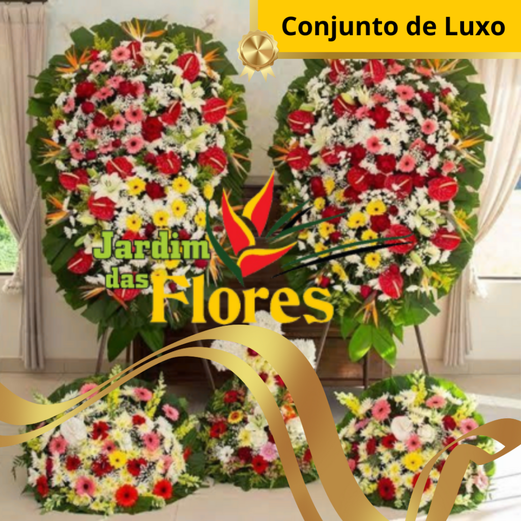 Coroa de flores para velório