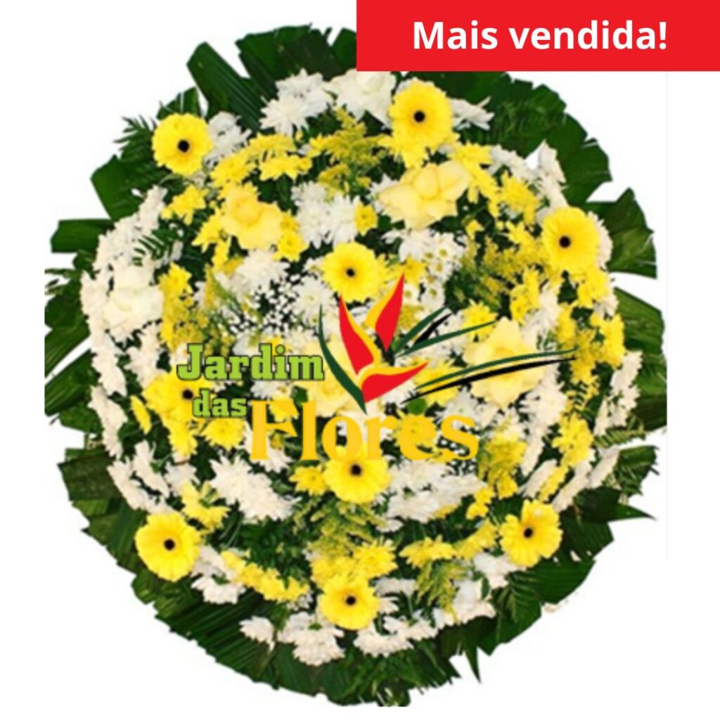 Coroa de flores para velório