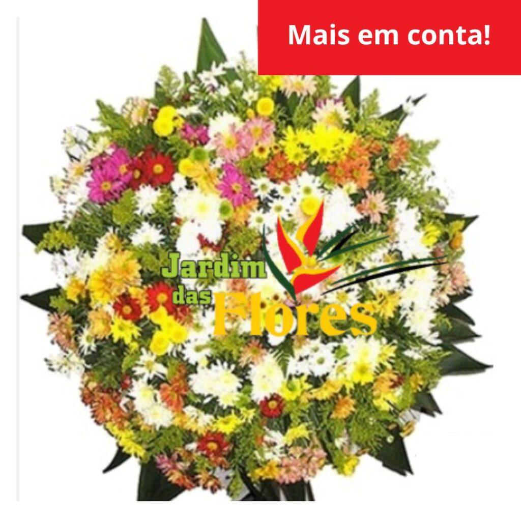 Coroa de flores para velório